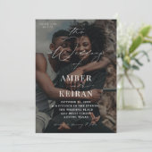 影 – 写真結婚の色 招待状 (スタンド正面)