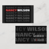 影 名刺 (正面/裏面)