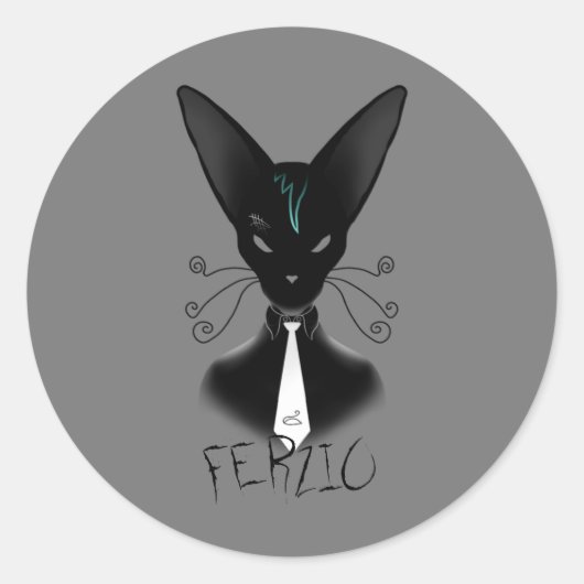 影：都会のヒツコ ラウンドシール (正面)