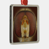 彷徨いのはえのヘッドおよび混合目 メタルオーナメント (右)