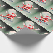 彷徨い板サンタ ラッピングペーパー (角)