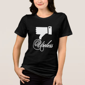 役に立たないスクリプトアート トライブレンドTシャツ