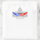 役に立たない議会 楕円形シール (バッグ)