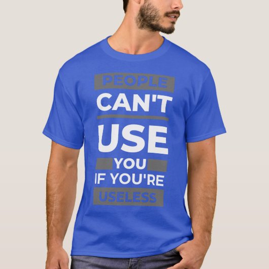 役に立たない Tシャツ (正面)