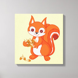 役に立つリスの泡 キャンバスプリント