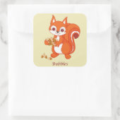 役に立つリスの泡 スクエアシール (バッグ)