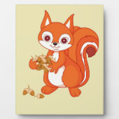 役に立つリスの泡 フォトプラーク (正面)