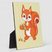 役に立つリスの泡 フォトプラーク (側面)