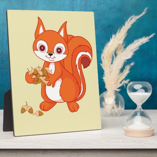 役に立つリスの泡 フォトプラーク (側面)