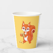 役に立つリスの泡 紙コップ (裏面)