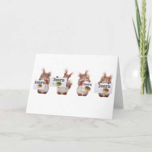 役に立つリス カード (正面)