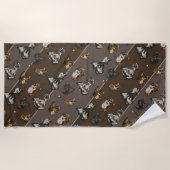 役に立つ勉強 ビーチタオル (正面)