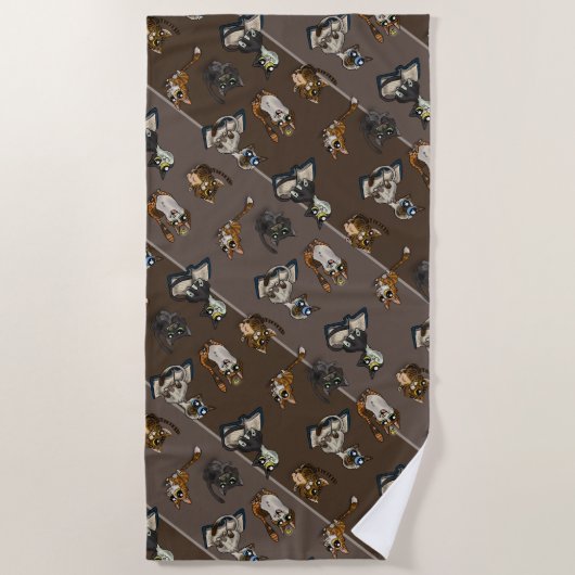 役に立つ勉強 ビーチタオル (正面)