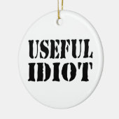 役に立つ馬鹿 セラミックオーナメント (左)