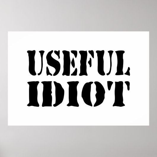 役に立つ馬鹿 ポスター (正面)