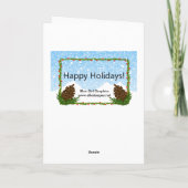 役人のクロースの挨拶状 シーズンカード (裏面)