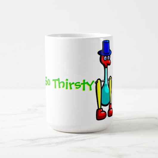 役人の"そうのどが渇いた" Drinkyの鳥のコーヒーカップ コーヒーマグカップ (中央)