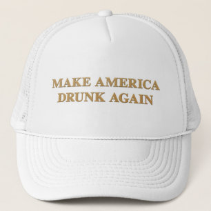 役人はおおうために再度飲まれるアメリカを-白か金ゴールド作ります キャップ