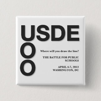 役人は2.0正方形ボタンを占めます 缶バッジ