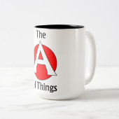 役人事のマグのA ツートーンマグカップ (正面右)