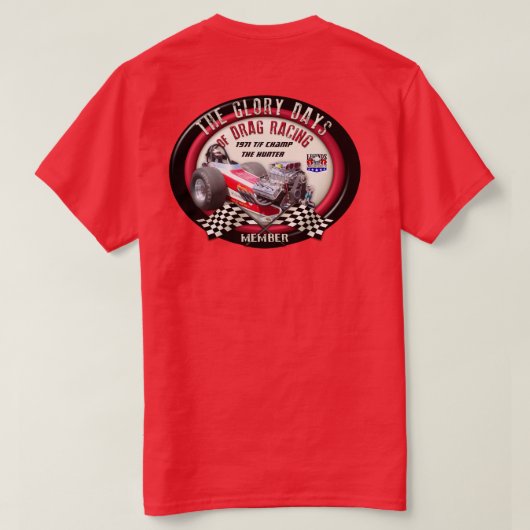 役人2017年の"ハンター"のグループのワイシャツ Tシャツ (デザイン裏面)