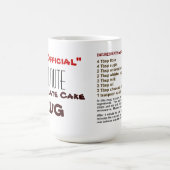 "役人"の5分間チョコレートケーキのマグ コーヒーマグカップ (中央)