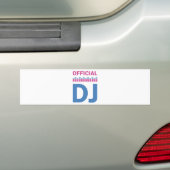 役人DJ バンパーステッカー (車上)