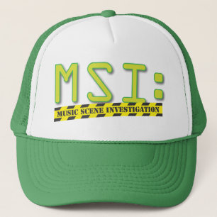 役人MSI: ロゴのトラック運転手の帽子 キャップ
