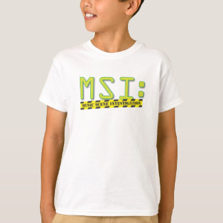 役人MSI: ロゴはティーをからかいます Tシャツ