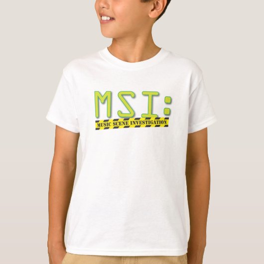 役人MSI: ロゴはティーをからかいます Tシャツ (正面)