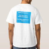 役人WWW.iNFODUDE.iTのワイシャツ! Tシャツ (裏面)