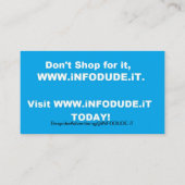 役人WWW.iNFODUDE.iTの名刺! 名刺 (裏面)