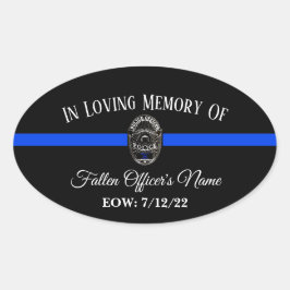 役員の薄い青落ちたい線のステッカーのメモリ内 楕円形シール