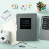 役員の薄い青落ちた線ビニルの記憶の中で シール (iPadカバー)