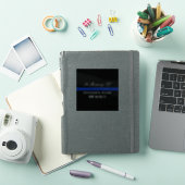 役員の薄い青落ちた線ビニルの記憶の中で シール (iPadカバー)