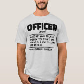 役員名詞定義法執行クール Tシャツ (正面)