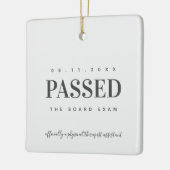 役員試験物理セラピストアシスタントに合格 セラミックオーナメント (左)