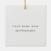 役員試験物理セラピストアシスタントに合格 セラミックオーナメント (裏面)