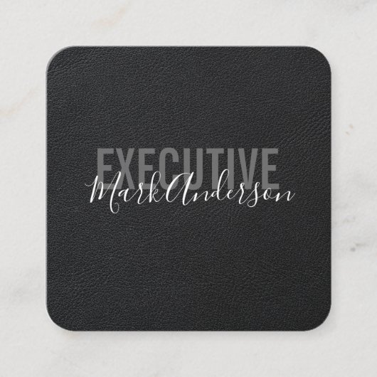 役員 |シグネチャシリーズルクス スクエア名刺 (正面)