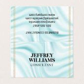 役員 |ダブル金ゴールド縁ど |絹のようなカーテン 名刺 (外部フラット)