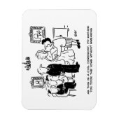 役所での結婚式 マグネット (縦)