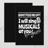 役者がミュージカルを歌う セーブザデート (正面/裏面)