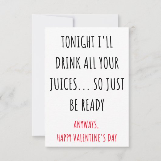 彼いけなと彼女のためのバレンタインのデイカード サンキューカード (正面)