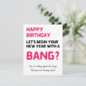 彼おもしろいいけなと彼女のためのハッピーバースデーカード シーズンカード (スタンド正面)