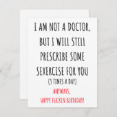 彼おもしろいいけなと彼女の誕生日カード シーズンカード (正面/裏面)