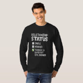 彼おもしろいと彼女の土木技師人間関係Sta Tシャツ (正面フル)