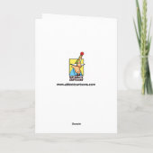 彼おもしろいにとって「悪い不機嫌スキル」誕生日カード カード (裏面)