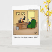 彼おもしろいにとって「悪い不機嫌スキル」誕生日カード カード (黄色い花)