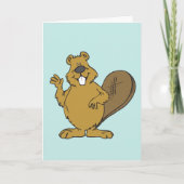 彼おもしろいのための汚いビーバーカード、任意の大事な行事 カード (正面)