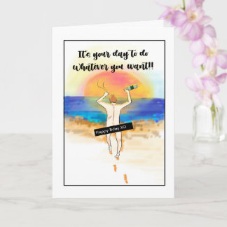 彼おもしろいのための誕生日カード:父、グランパ、息子 カード